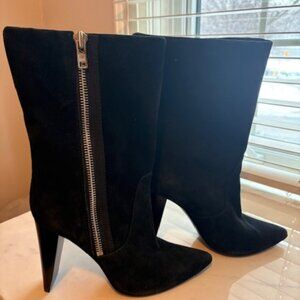 Philosophy di Lorenzo Serafini black suede ankle boot